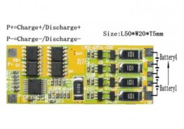 PCM / BMS / PCB Para 14.8V (4S) paquetes de baterías de iones de litio