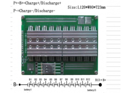 13S 54.6V 40A Li-ion BMS battery management system