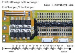 59.2V 16S Li-ion Battery Battery Management System