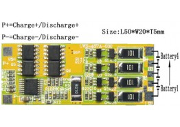 PCM/BMS/PCB For 14.8V（4S） Li-ion Battery Packs